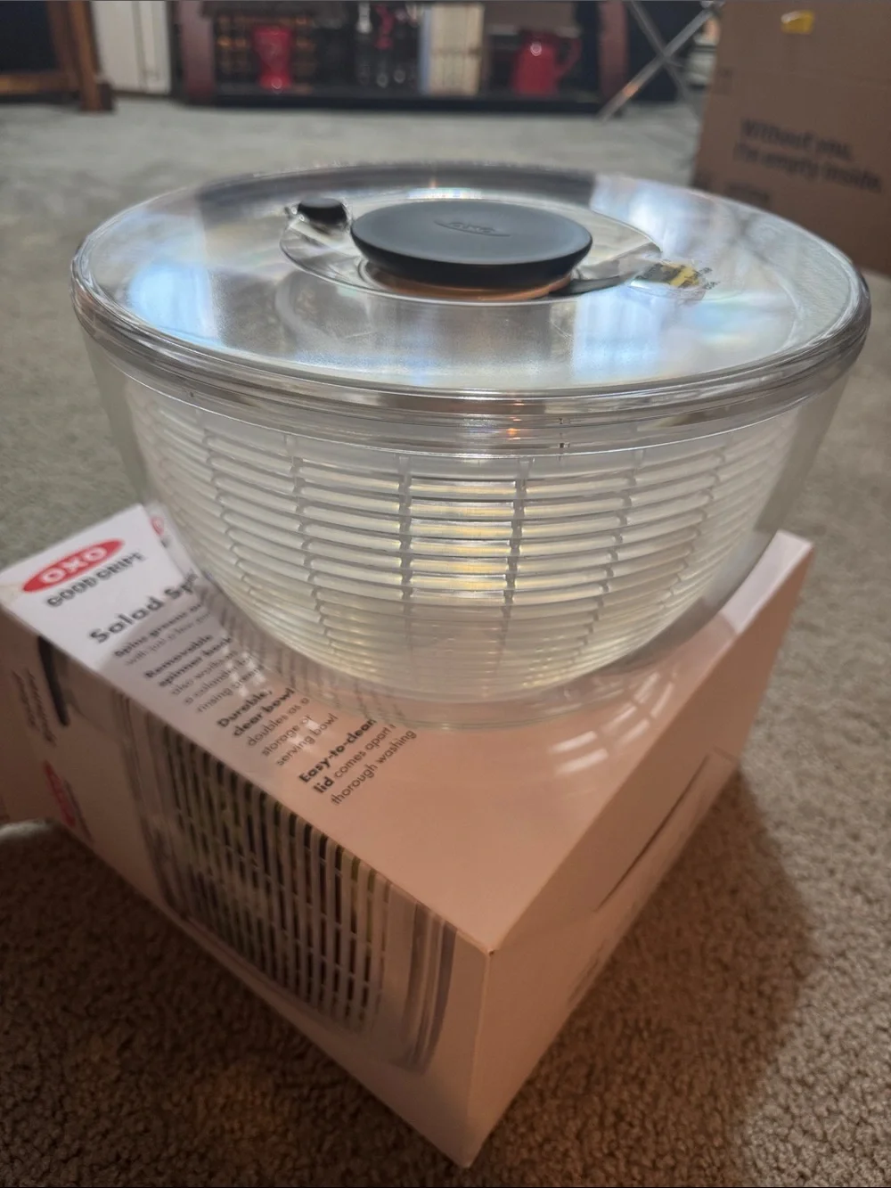 OXO Good Grips Salad Spinner - Clear/White